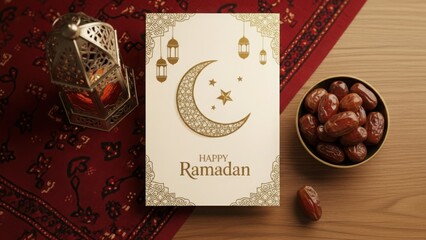 Celebrating ramadan with traditional elements