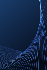 Naklejka premium Abstract Blue Curve Technology with Modern tech banner, corporate business concept, hi-tech abstract background for presentation business or tech event poster EPS 10