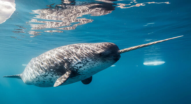 narval (Monodon monoceros)