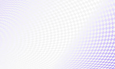 White Abstract Wavy Checkered Background