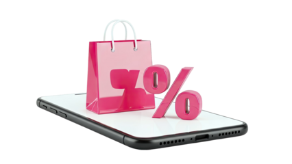 Online Shopping Discount Concept
