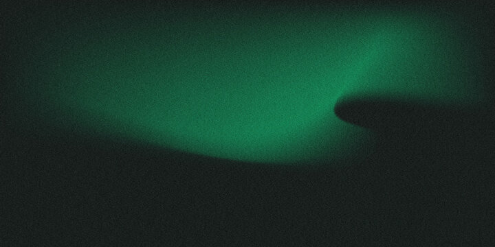 Night vision abstract with green glow and grainy texture, featuring a shadowed silhouette and diffused light. 
