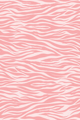 Seamless zebra pattern with flowing organic stripes, high contrast animal print for fashion, textile, wallpaper and surface design.