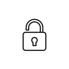 Secure Locked Padlock on Modern Lock System Representing Security