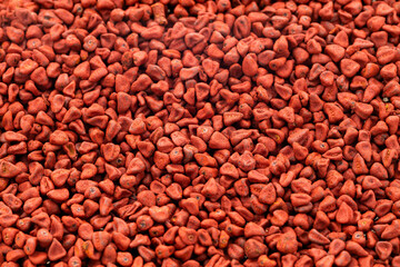 Organic, dried, raw, red Bixa Orellana seeds - Achiote.