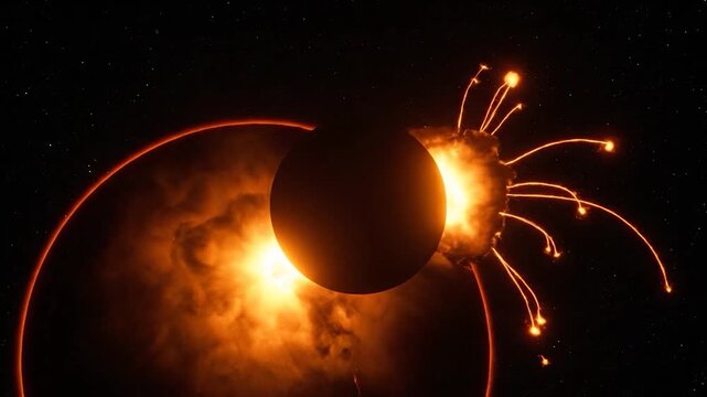 Solar Eclipse Simulation - A Journey Through Space and Time.