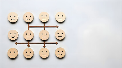 Emotional Connections: Illustrative representation of interpersonal relationships and the diverse spectrum of emotions, creating an environment of emotional intelligence. GENERATIVE AI