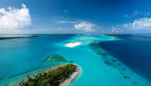 The Channel Separating North Bimini From South Bimini Is A Tropical Paradise Of Turquoise Blue Water In The Atlantic Ocean