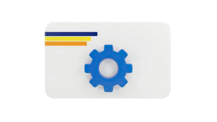 Gear icon on a file or document interface