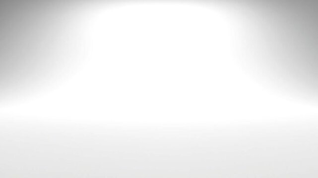 A plain white background with a subtle gradient shadow effect, creating a clean and minimalist studio setting.
