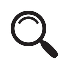 Search Magnifying Glass Icon, Loupe Icon for Navigation and Interface Design