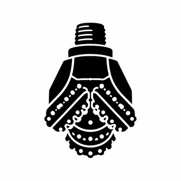 Icono de broca de perforaci&oacute;n triconica