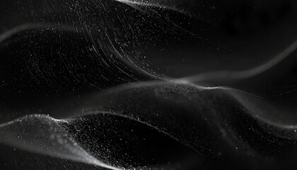 Seamless looping abstract background with subtle micro particles drifting diagonally over a dark charcoal gradient, creating cinematic depth, smooth motion, and a modern minimalist visual atmosphere.