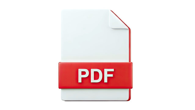 3D PDF File Icon