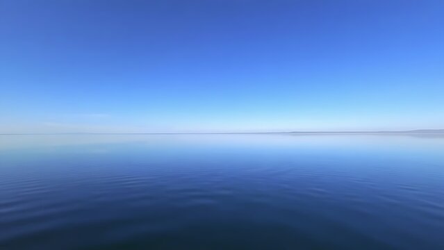 mistreat. A perfectly flat lake mirroring the sky with a seamless horizon. travel magazines, destination branding, designed for outdoor magazines and nature guides and travel destination branding.