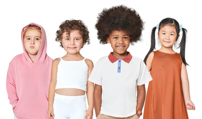 Cute little kids png sticker, transparent background