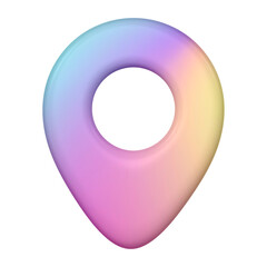 Location pin png icon sticker, transparent background