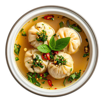 A single hot vit lon balut, a fertilized duck egg with a developed embryo, served with herbs and salt, isolated on a stark white background