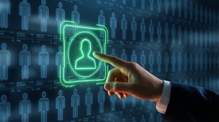 Marketer selects customer icon for targeting and personalization using technology