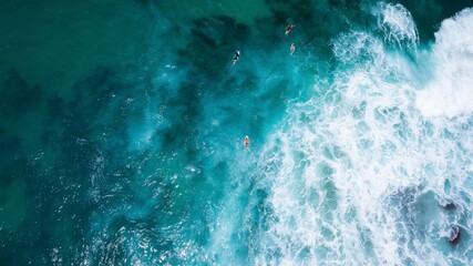 Obraz premium Bondi Beach waves ocean view