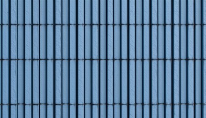 Blue Vertical Lines on Architectural Structure Creating a Modern and Minimalist Aesthetic for Design Projects