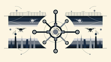 Smart City Logistics with Drones and Ships