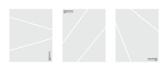 Modern comic inspired photo collage frame template set in 4:5 ratio © Zeronineee