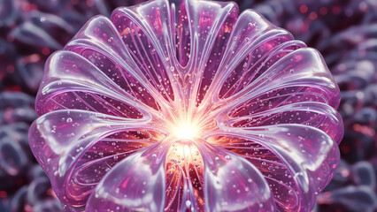 Plasma Flower at Center