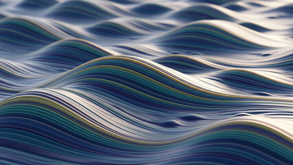 Wave Pattern Ocean Light