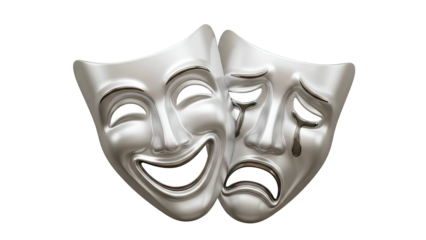 Comedy and Tragedy Masks