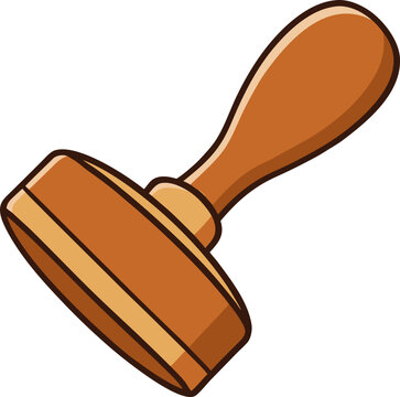 vector illustration of a stamp