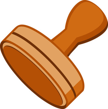 vector illustration of a stamp