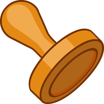 vector illustration of a stamp