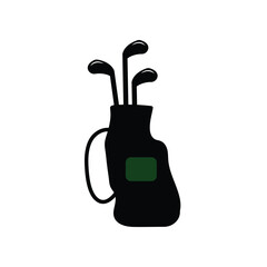 golf  logo icon illustration flat