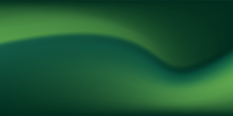 Modern Abstract blurred gradient mesh background in green concept art