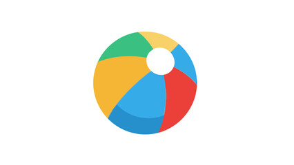 Colorful Beach Ball Icon
