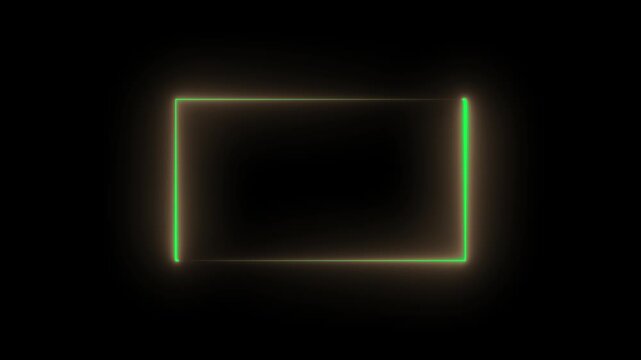 Neon loding Interface Animation with Glowing Progress Bar and Futuristic HUD Design.4k animation motion vedio