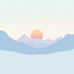 vector illustration of mountains