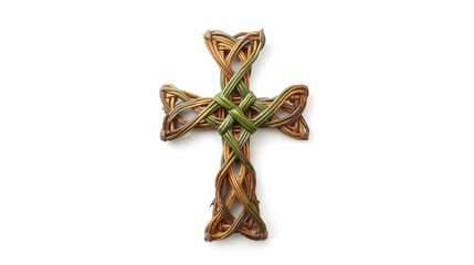 Intricate celtic cross wall decor