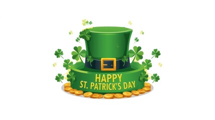 Happy st. patrick's day hat