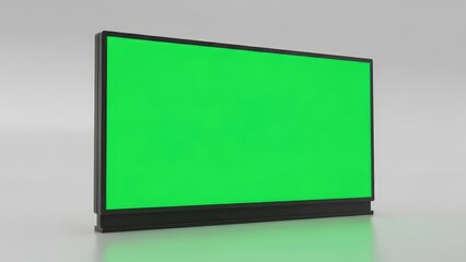 Green screen on a modern television.