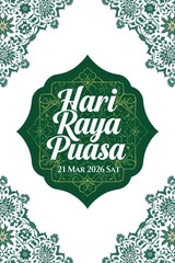 Celebrate raya puasa on march 21, 2026