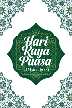 Celebrate raya puasa on march 21, 2026