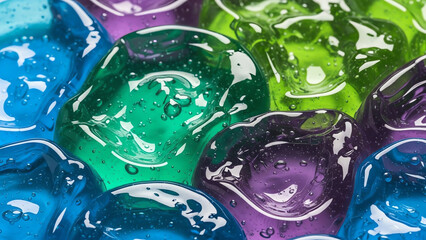 Colorful Glass Pebbles