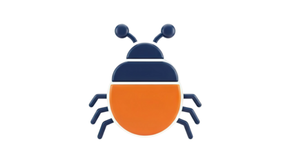 3D Bug Icon
