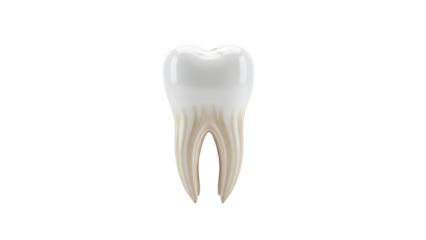 3D Render of a Human Molar Tooth