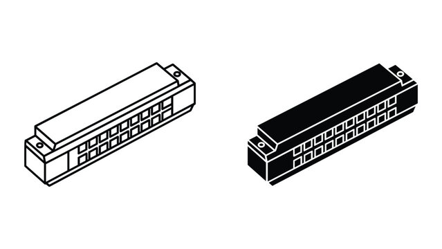 High-Density 20 Pin FPC Connector - Top & Bottom Views