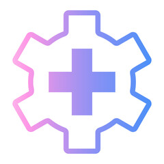 Obraz premium ui Line Gradient Icon