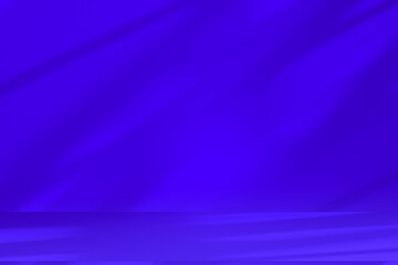 Fototapeta premium Wall interior background, studio and backdrops show products.with shadow from window color white and blue background for text insertion and presentation product 