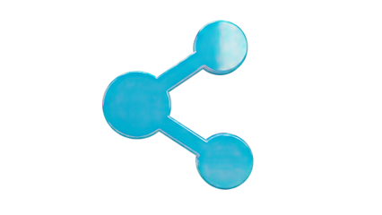 Blue Share Icon